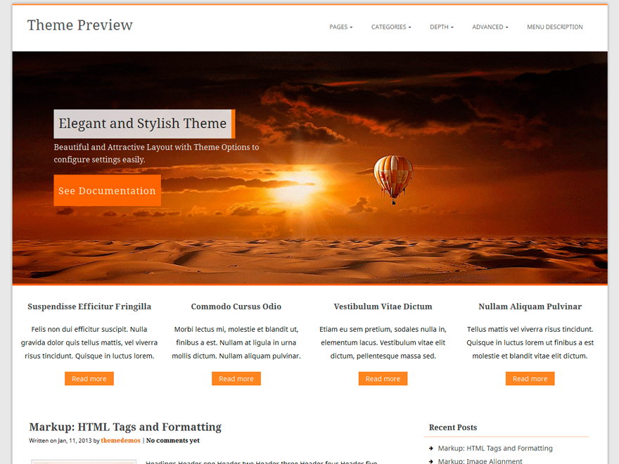 25 Free & Retina Responsive Latest WordPress Themes